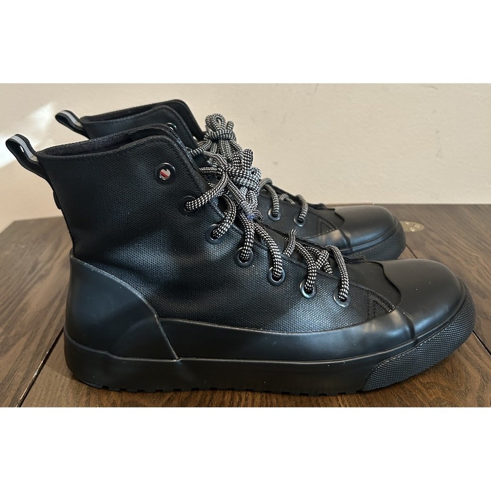 Hunter X Target Rain Boots Dipped Canvas  Black Women's Size 9 Men's 7 Unisex